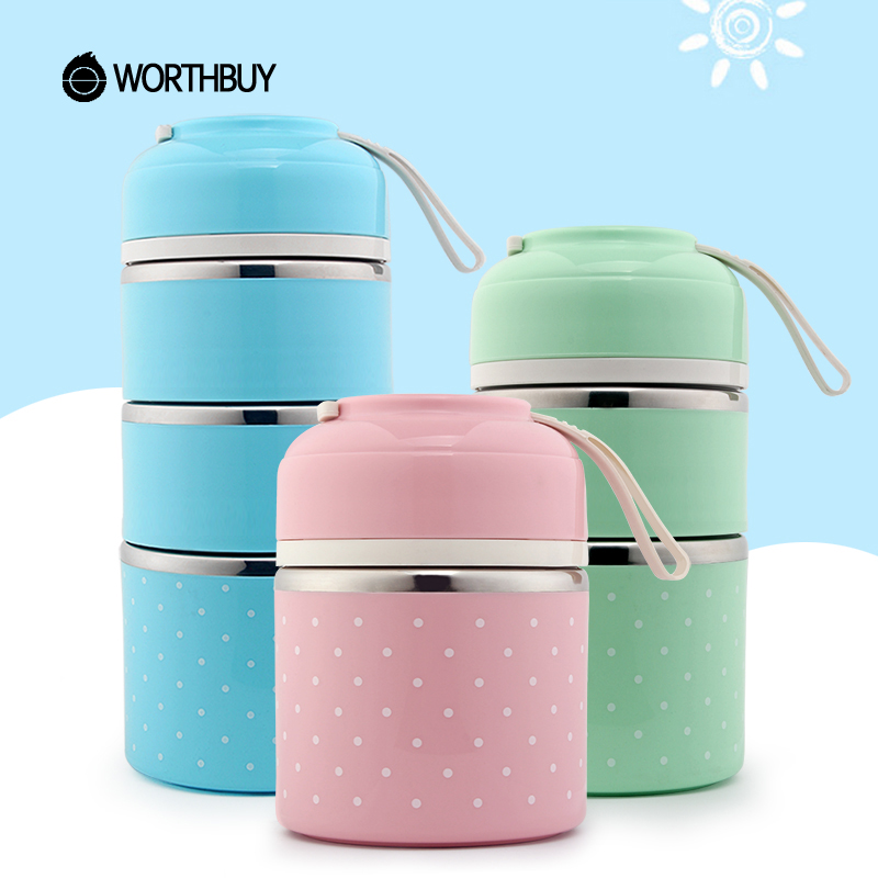 WORTHBUY Drop Shipping Cute unch Box For Kids Portabe Stainess Stee Bento Box eak-Proof Food Container Kitchen Food Box
WORTHBUY Drop Shipping Cute unch Box For Kids Portabe Stainess Stee Bento Box eak-Proof Food Container Kitchen Food Box