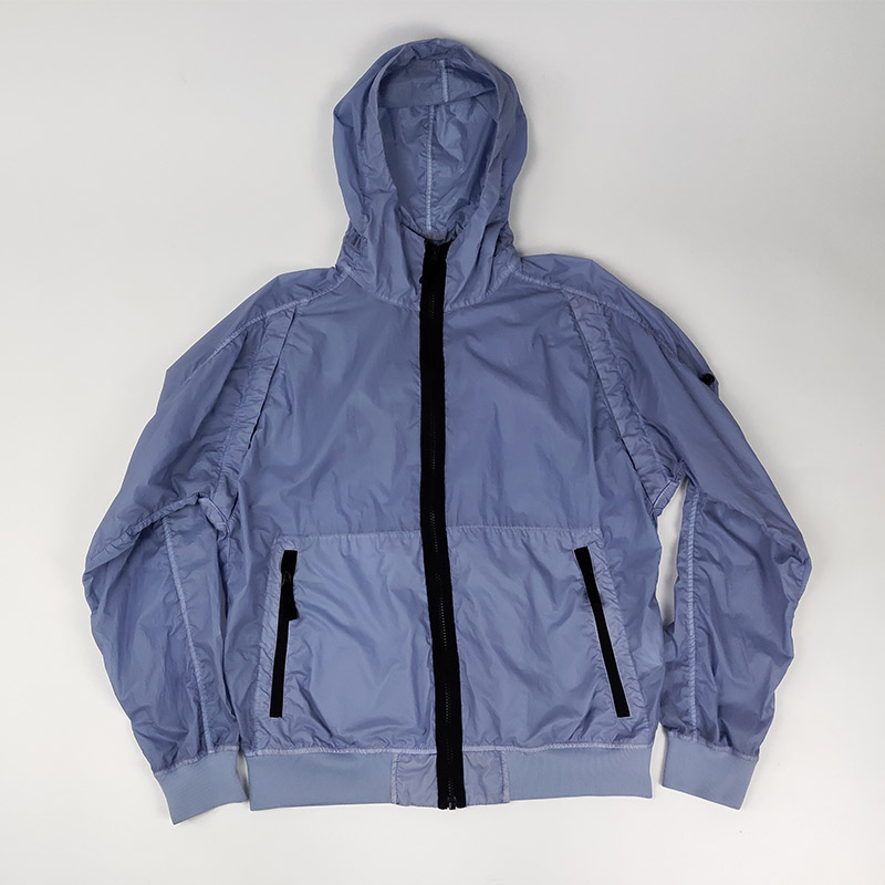 Stone Pirates 21Ss Compass Sign Light Hooded Jacket Summer Skin Clothes Life Sp…