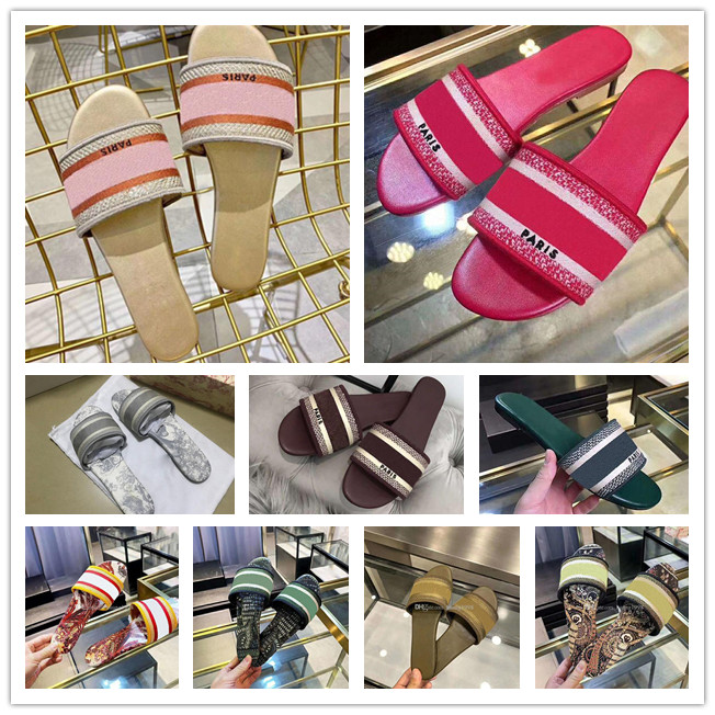 2021 designer fashion slippers denim women's summer flat shoes outdoor beach rainbow Sandals Size 35-42
2021 designer fashion slippers denim women's summer flat shoes outdoor beach rainbow Sandals Size 35-42