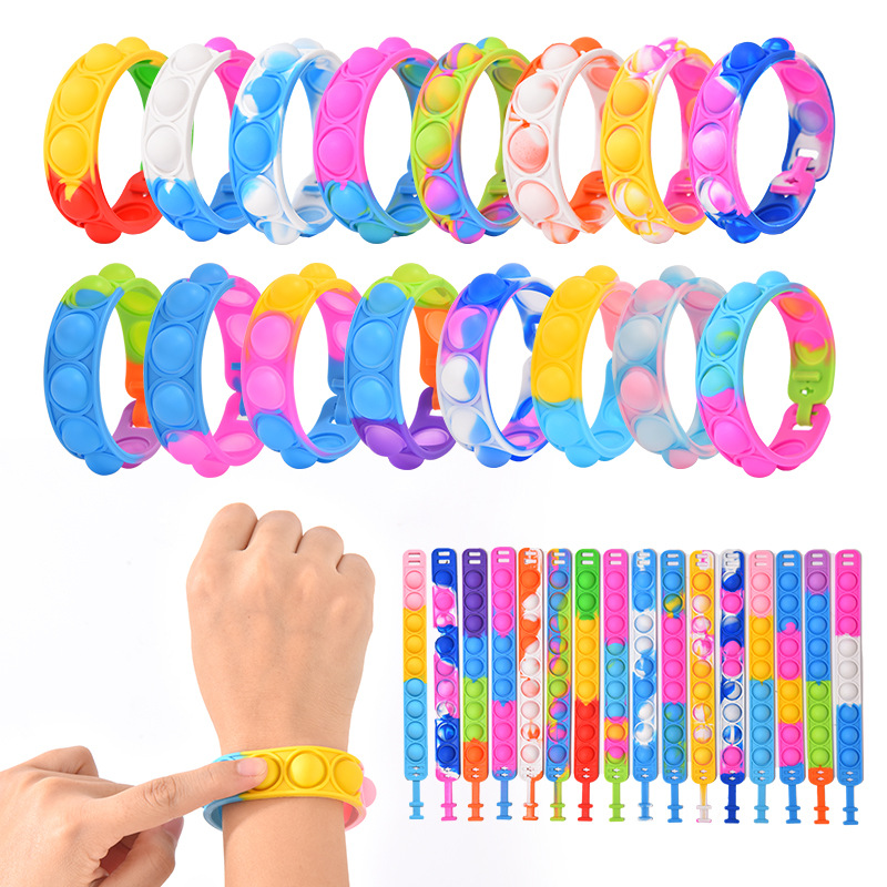 Push Bubble Fidget Toys Sensory Ring Bracelets Puzzle Press Finger Bubbles Stress Bracelet Wristband Decompression Toy christmas gifts
Push Bubble Fidget Toys Sensory Ring Bracelets Puzzle Press Finger Bubbles Stress Bracelet Wristband Decompression Toy christmas gifts