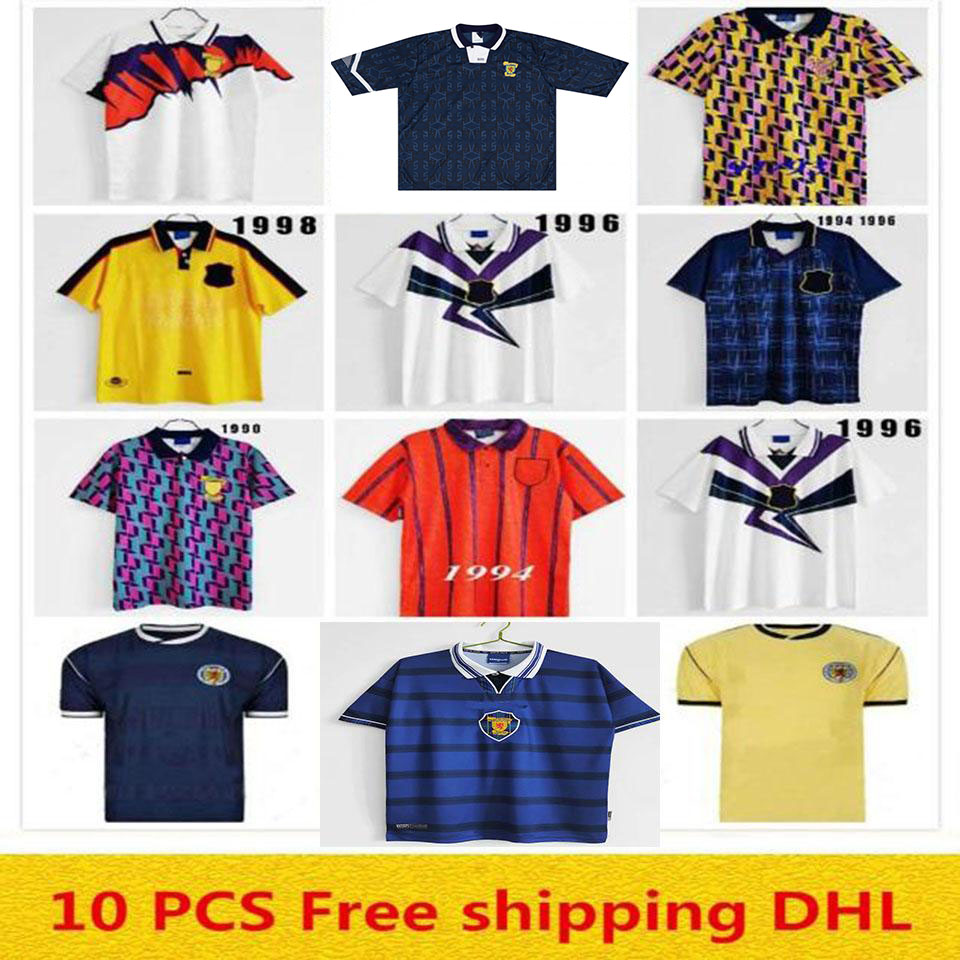 1986 1995 2000 1992 1993 Scotland Retro Soccer Jersey equipment Home blue 1996 1998 classic Vintage Football Shirt tops, Gold
1986 1995 2000 1992 1993 Scotland Retro Soccer Jersey equipment Home blue 1996 1998 classic Vintage Football Shirt tops, Gold