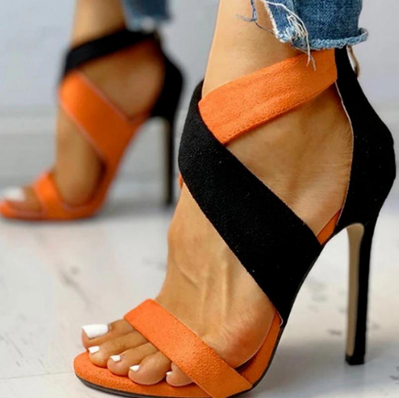 Summer Woman Sexy Sandalias Thin High Heels Pump Party Mujer Sapato Feminino Crystal Sandals Fashion Women Pumps Shoes, Orange
Summer Woman Sexy Sandalias Thin High Heels Pump Party Mujer Sapato Feminino Crystal Sandals Fashion Women Pumps Shoes, Orange