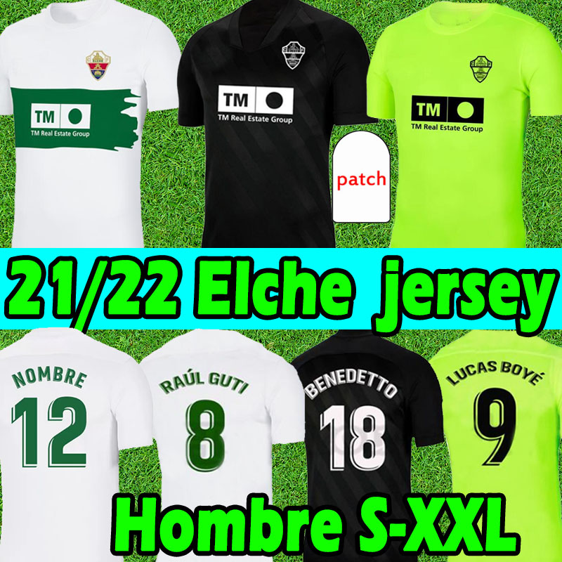 Elche soccer jerseys 21/22 Raúl Guti Lucas Boyé Iván Marcone Fidel Guido Carrillo Enzo Roco Pere Milla 2021 2022 camisetas de fútbol football shirt UNIFORMS, 21 22 3rd
Elche soccer jerseys 21/22 Raúl Guti Lucas Boyé Iván Marcone Fidel Guido Carrillo Enzo Roco Pere Milla 2021 2022 camisetas de fútbol football shirt UNIFORMS, 21 22 3rd