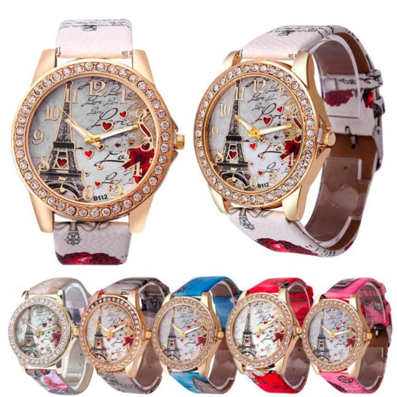 Wristwatches Tower Pattern Watch Women 2021 Luxury Gold Stainless Steel Rhinestone Women's Watches Ladies Clock, Red
Wristwatches Tower Pattern Watch Women 2021 Luxury Gold Stainless Steel Rhinestone Women's Watches Ladies Clock, Red