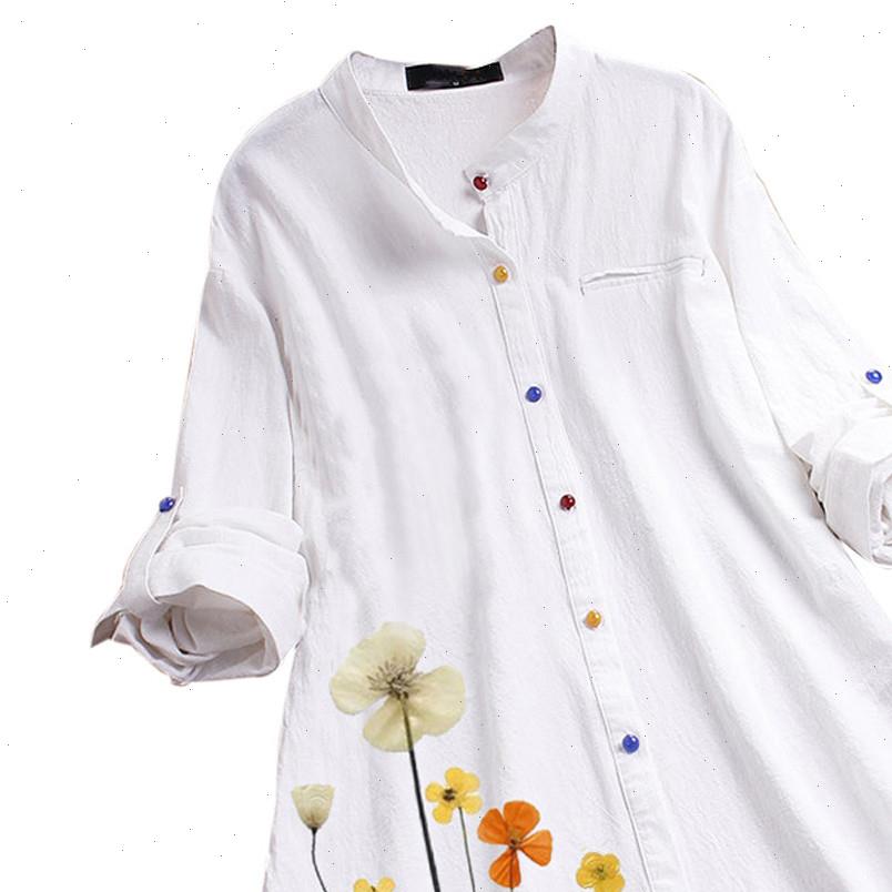 Women Blouse Womens Shirt Vintage Casual Flower Print Colorful Button Long Sleeve Top Tops And Blouses White Plus Size
Women Blouse Womens Shirt Vintage Casual Flower Print Colorful Button Long Sleeve Top Tops And Blouses White Plus Size