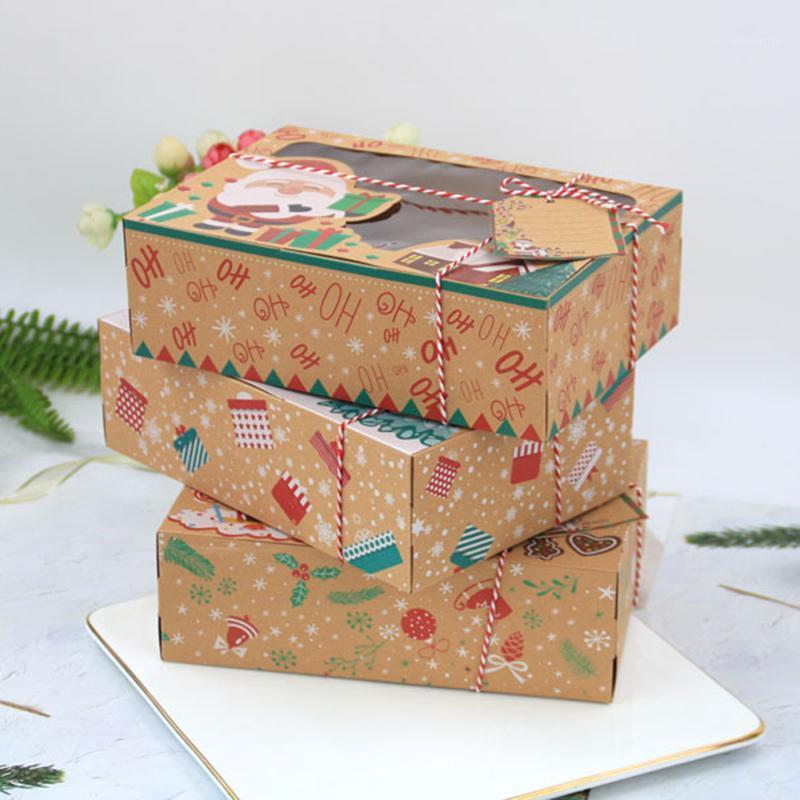 Gift Wrap 3 Pcs Kraft Paper Portable Christmas Box Party Favor Holders Candy Cookie Boxes With Snowman Santa Claus Card
Gift Wrap 3 Pcs Kraft Paper Portable Christmas Box Party Favor Holders Candy Cookie Boxes With Snowman Santa Claus Card