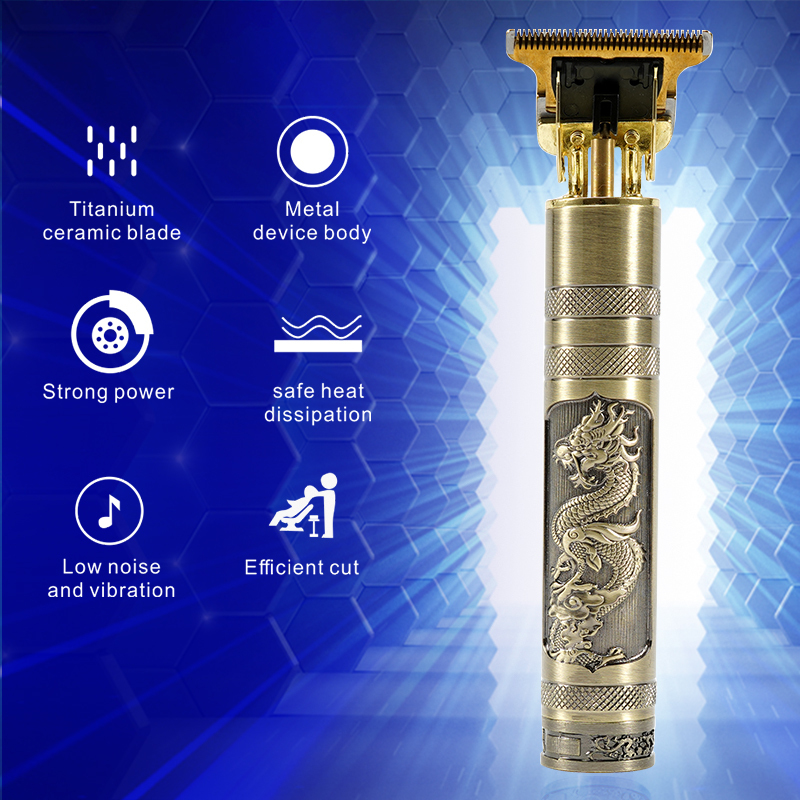 Professional Barber Hair Clipper Rechargeable Electric Finish Cutting Machine Beard Trimmer Shaver Cordless Corded 220216
