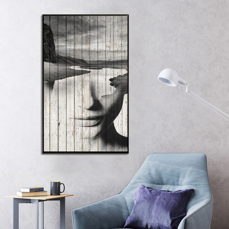 Street Art Women on Board Canvas paintings For living room Wall Art Modern Prints And Posters Decorative Pictures