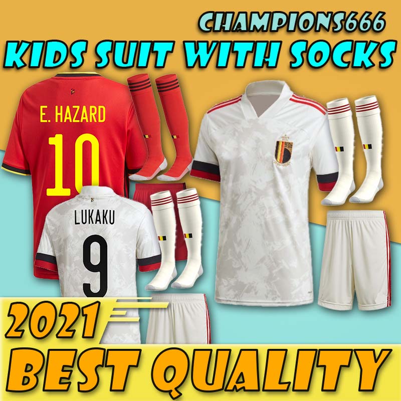 20 21 Belgium Euro 2021 soccer jersey #10 E.HAZARD R. LUKAKU DE BRUYNE KOMPANY football shirts Kids Kits + Socks, Black
20 21 Belgium Euro 2021 soccer jersey #10 E.HAZARD R. LUKAKU DE BRUYNE KOMPANY football shirts Kids Kits + Socks, Black