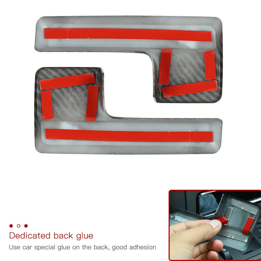 Interior Door Handle Cover Trim For Ford F150 Raptor 2009-2014 Carbon Fiber 4PCS