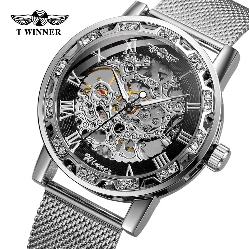 Wristwatches Guangzhou T-WINNER Mechanical Latest Montre Homme Handwinder Mens Watches Mesh Stainless Steel Band Clock For Men, Mens watch
Wristwatches Guangzhou T-WINNER Mechanical Latest Montre Homme Handwinder Mens Watches Mesh Stainless Steel Band Clock For Men, Mens watch