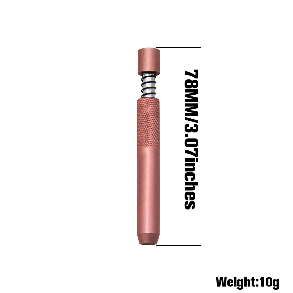 Smoking pipes Press type Mini Metal pipe 3'' Filter Tips one hitter spring bats Snuff Snorter Dispenser Tube Straw Sniffer smoking pipes free type
Smoking pipes Press type Mini Metal pipe 3'' Filter Tips one hitter spring bats Snuff Snorter Dispenser Tube Straw Sniffer smoking pipes free type
