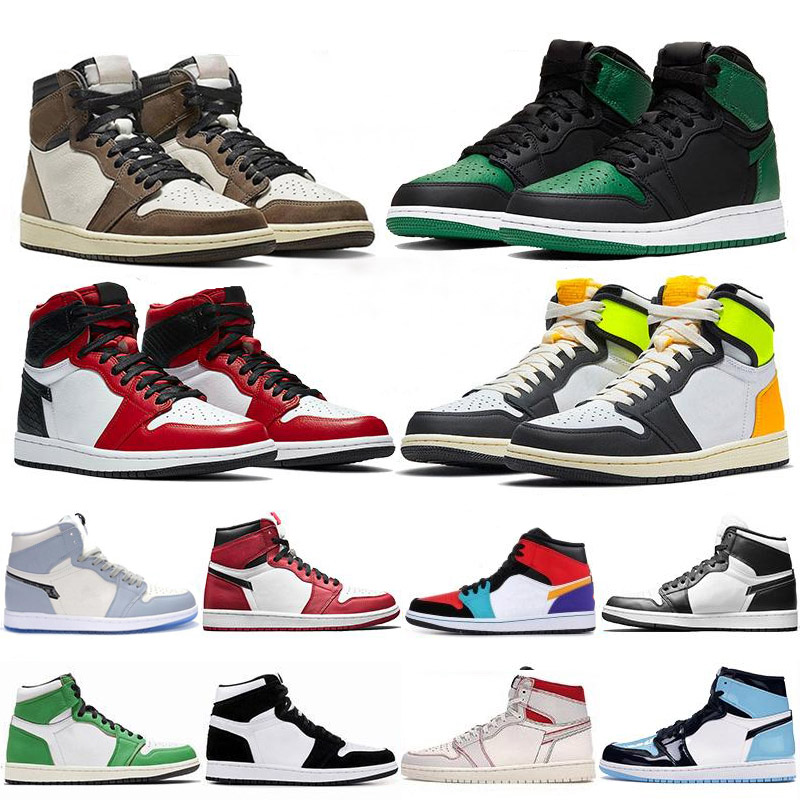 Nike Air Jordan 1 Jumpman OG 1s Basketball Shoes Mocha Obsidian Lakers UNC Mid Royal Toe Black Metallic Grey Gold Pine Green Fearles Men's Women's Size 36~46 With Half ni, Additional payment for doubble box
Nike Air Jordan 1 Jumpman OG 1s Basketball Shoes Mocha Obsidian Lakers UNC Mid Royal Toe Black Metallic Grey Gold Pine Green Fearles Men's Women's Size 36~46 With Half ni, Additional payment for doubble box
