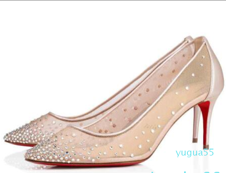 -Wedding Marry Dress Shoes Flat/ High Heels Red Bottom Pumps Follies Strass Degrastrass Imported mesh+rhinestone Party Evening Shoes-9736, As picture
-Wedding Marry Dress Shoes Flat/ High Heels Red Bottom Pumps Follies Strass Degrastrass Imported mesh+rhinestone Party Evening Shoes-9736, As picture