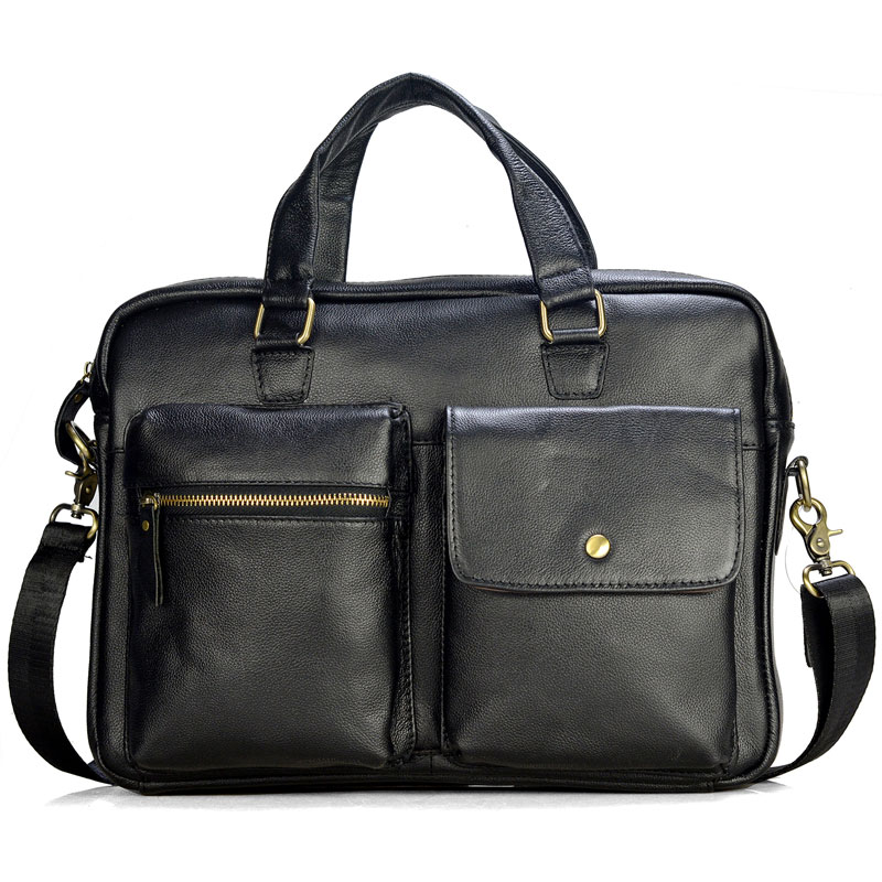 Men Genuine Leather Large Business Travel Briefcase Documents Laptop Crossbody Bags, Black
Men Genuine Leather Large Business Travel Briefcase Documents Laptop Crossbody Bags, Black