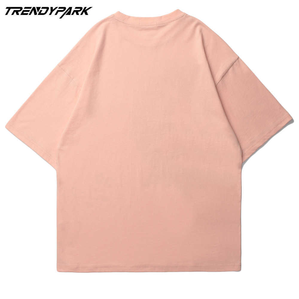 Men's T-shirt Summer Short Sleeve Graffiti Tee Hip Hop Oversized Cotton Casual Harajuku Streetwear Top Tshirts Clothing 210601