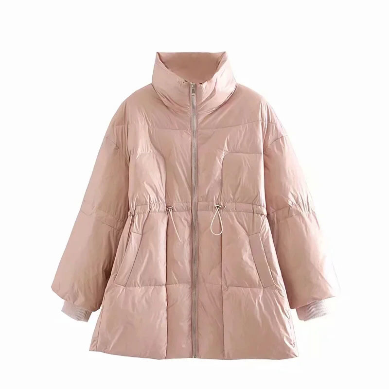 Winter Women Keep Warm Simple Solid Color Cotton Clothes Female Adjustable Waist Tightness Zip Long Sleeve Coat 210520, Beige
Winter Women Keep Warm Simple Solid Color Cotton Clothes Female Adjustable Waist Tightness Zip Long Sleeve Coat 210520, Beige
