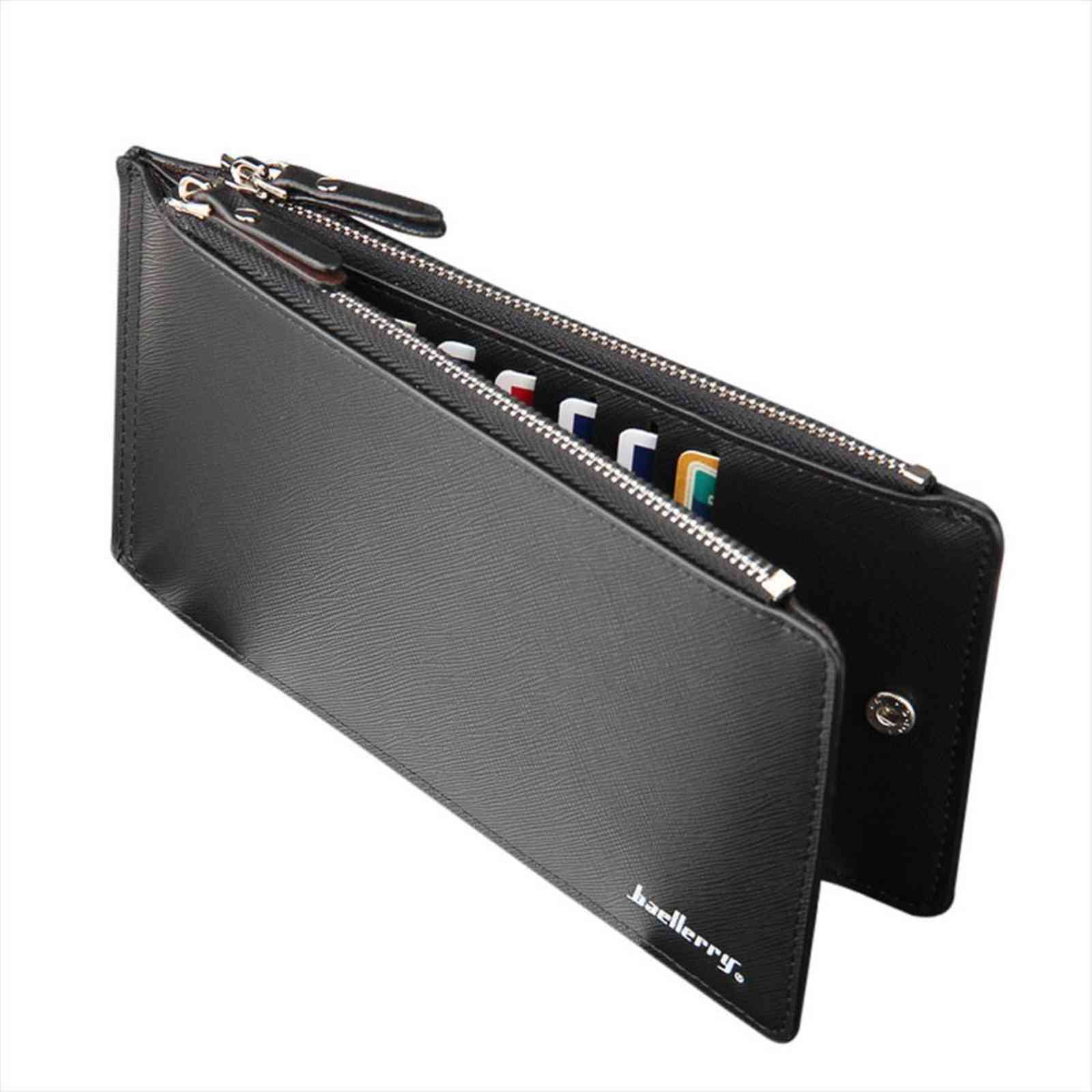 men business style leather card holder billfold purse long wallet multi position clutch wallets carteira 5$, Red;black
men business style leather card holder billfold purse long wallet multi position clutch wallets carteira 5$, Red;black