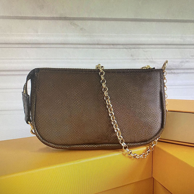 M58009 MINI POCHETTE ACCESSORIES shoulder bags totes forfashion women luxurys designers lady purses chain small tote clutch handbag N58009 N58010, Brown flower
M58009 MINI POCHETTE ACCESSORIES shoulder bags totes forfashion women luxurys designers lady purses chain small tote clutch handbag N58009 N58010, Brown flower
