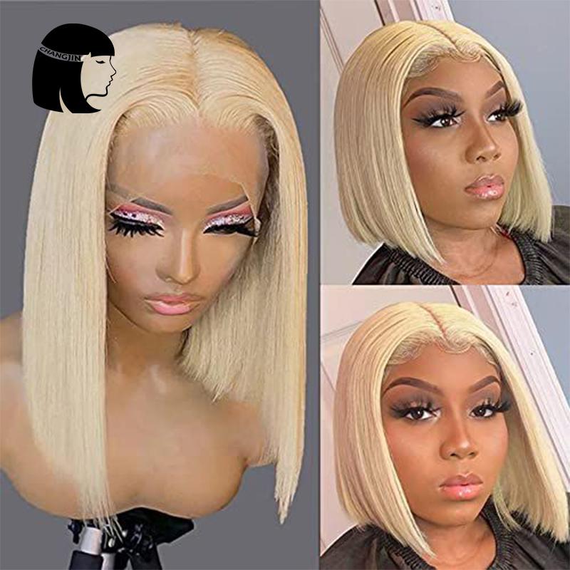 Lace Wigs Straight 13X4 Blonde Colored Front Human Hair Brazilian Frontal Wig For Black Women 613 Short Bob, Black;brown
Lace Wigs Straight 13X4 Blonde Colored Front Human Hair Brazilian Frontal Wig For Black Women 613 Short Bob, Black;brown