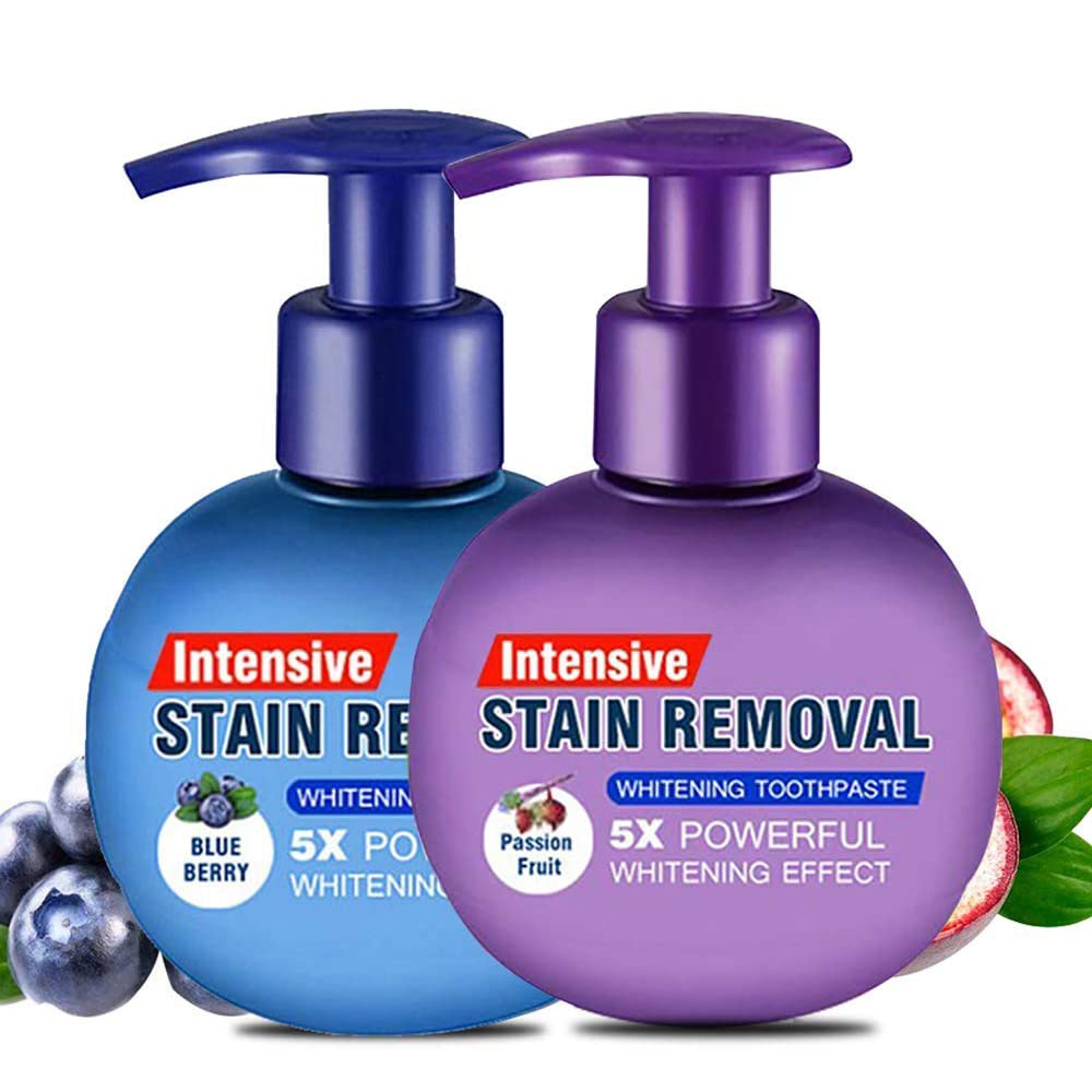 Passion Fruit Blueberry Soda Toothpaste Stain Removal Whitening Baking Soda Toothpaste Fight Bleeding Gums Toothpaste Oral Care
Passion Fruit Blueberry Soda Toothpaste Stain Removal Whitening Baking Soda Toothpaste Fight Bleeding Gums Toothpaste Oral Care