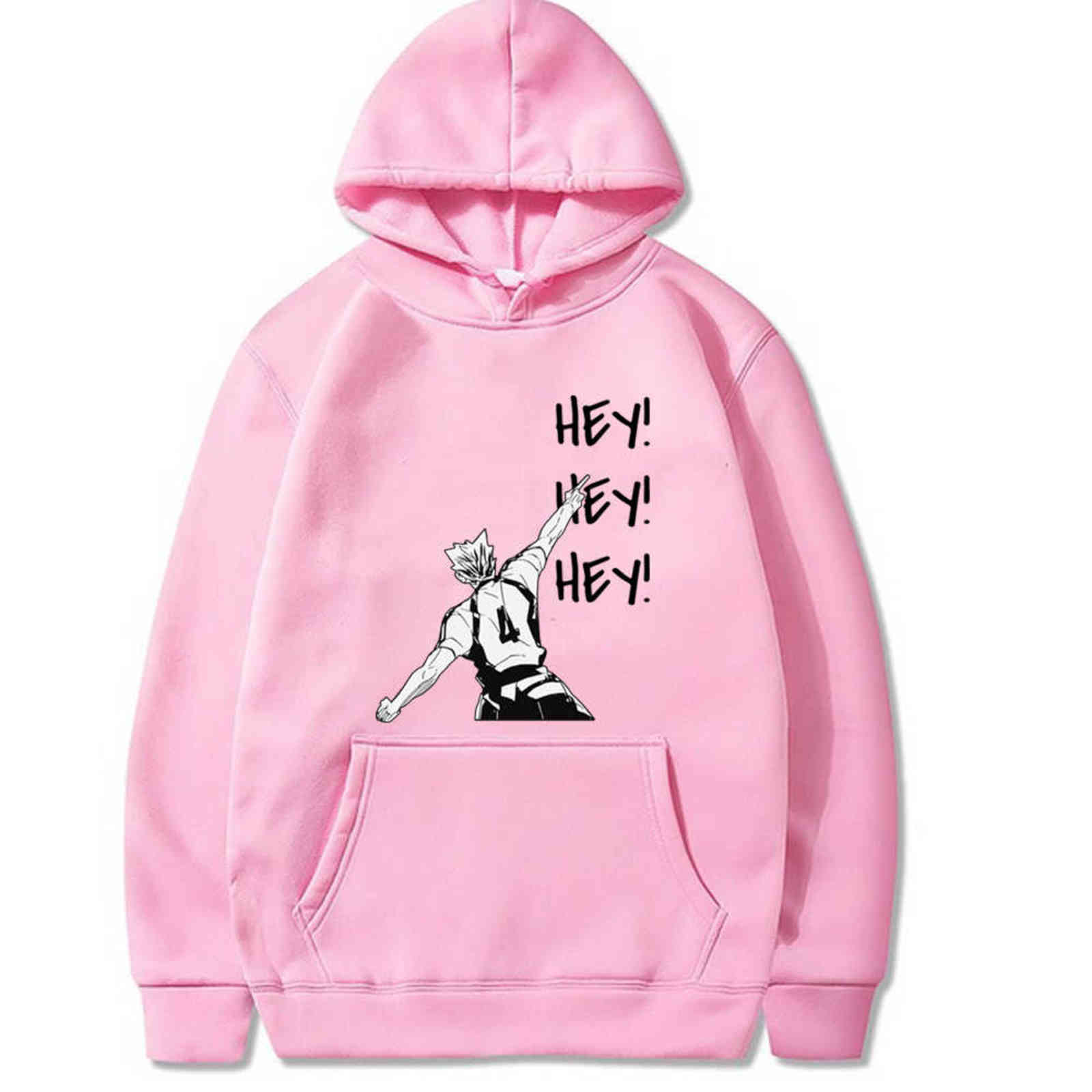 Haikyuu Hey Anime Mens Hoodies Men Women Long Sleeve Sweatshirt Karasuno Fly High Casual Men Clothes Male Y1120