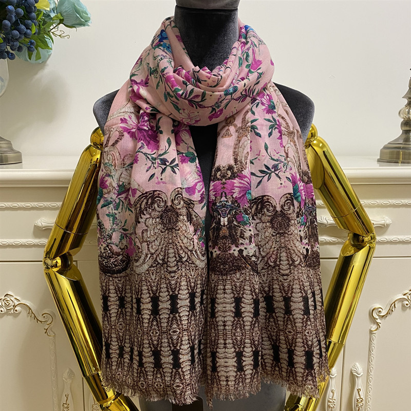Women's long scarf shawl pashmina good quality 100% cashmere material thin and soft pink print flowers pattern size 190cm -100cm, Blue;gray
Women's long scarf shawl pashmina good quality 100% cashmere material thin and soft pink print flowers pattern size 190cm -100cm, Blue;gray