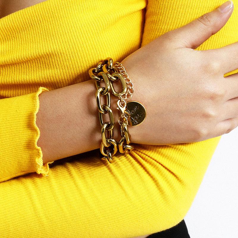 Charm Bracelets Punk Exaggerated Heavy Thick Chain For Women Ladies Hiphop Vintage Geometric Bracelet Femme Fashion Jewelry XR2889
Charm Bracelets Punk Exaggerated Heavy Thick Chain For Women Ladies Hiphop Vintage Geometric Bracelet Femme Fashion Jewelry XR2889