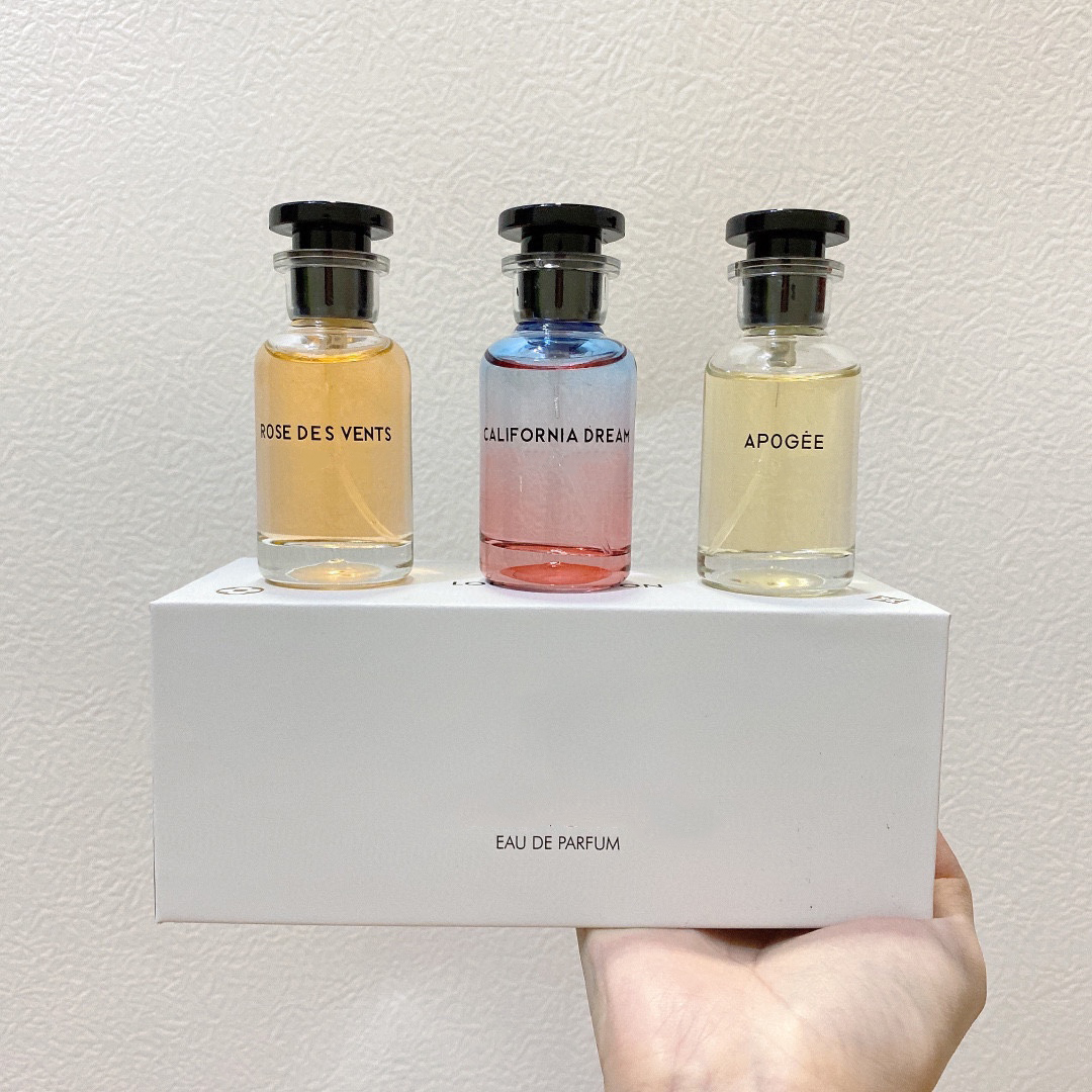 California Dream Apogee Rose des vent Perfume Sets 30ml*3 Famous Brand Fragrance Set Eau De Parfum High Quality Spray Kit Car Air Freshener
California Dream Apogee Rose des vent Perfume Sets 30ml*3 Famous Brand Fragrance Set Eau De Parfum High Quality Spray Kit Car Air Freshener