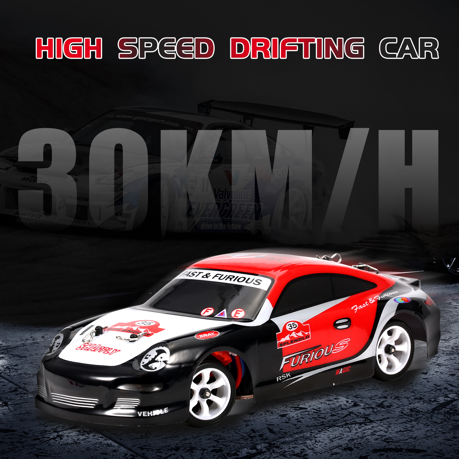 Parkten Original K969 1/28 2.4G 4WD 30KM/H High Quality Brushed RC Car Drift Car K969 K979 K989 K999 P929 P939, Default color
Parkten Original K969 1/28 2.4G 4WD 30KM/H High Quality Brushed RC Car Drift Car K969 K979 K989 K999 P929 P939, Default color