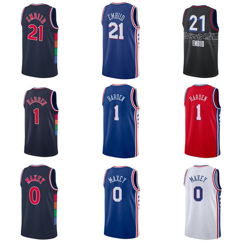 Basketball Jersey Joel 21 Embiid 13 Harden jersey Tyrese 0 Maxey #0 2021-22 red white blue city jerseys, Player version away
Basketball Jersey Joel 21 Embiid 13 Harden jersey Tyrese 0 Maxey #0 2021-22 red white blue city jerseys, Player version away