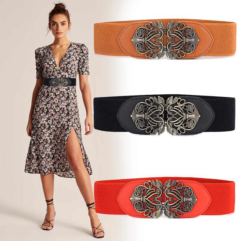 Belts Girdle Ladies Sweet Korean Retro Dress All-match Elastic Webbing Female Personality, Black
Belts Girdle Ladies Sweet Korean Retro Dress All-match Elastic Webbing Female Personality, Black