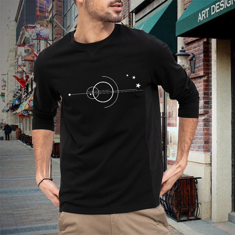 autumn new t-shirt long sve men's fashion brand round neck loose t-shirt pure cotton black t-shirt, White;black
autumn new t-shirt long sve men's fashion brand round neck loose t-shirt pure cotton black t-shirt, White;black