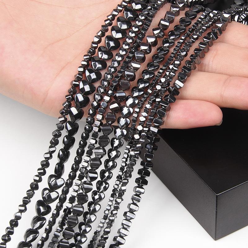 Other Fashion Natural Stone Hematite Bead Black Faceted Beads Heart Geometrical Loose For Jewelry Making Handmade DIY
Other Fashion Natural Stone Hematite Bead Black Faceted Beads Heart Geometrical Loose For Jewelry Making Handmade DIY
