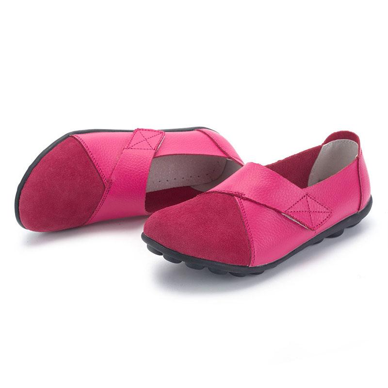 Women Shoes Genuine Leather Casual Flats Sneakers Ladies Spring Autumn Ballet Patchwork Designed Zapatos De Mujer Slippers, Black
Women Shoes Genuine Leather Casual Flats Sneakers Ladies Spring Autumn Ballet Patchwork Designed Zapatos De Mujer Slippers, Black