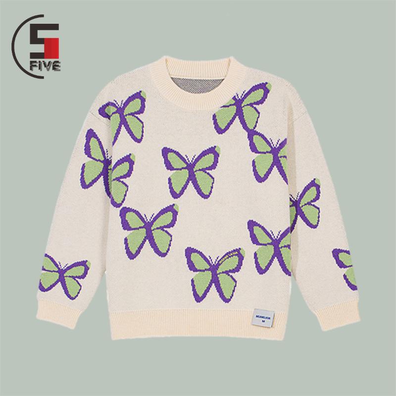 Men's Sweaters Fur Knitted Sweater Mens Women Cartoon Butterfly Print Harajuku Streetwear Knit Autumn Campus O-collar Pullovers, White;black
Men's Sweaters Fur Knitted Sweater Mens Women Cartoon Butterfly Print Harajuku Streetwear Knit Autumn Campus O-collar Pullovers, White;black