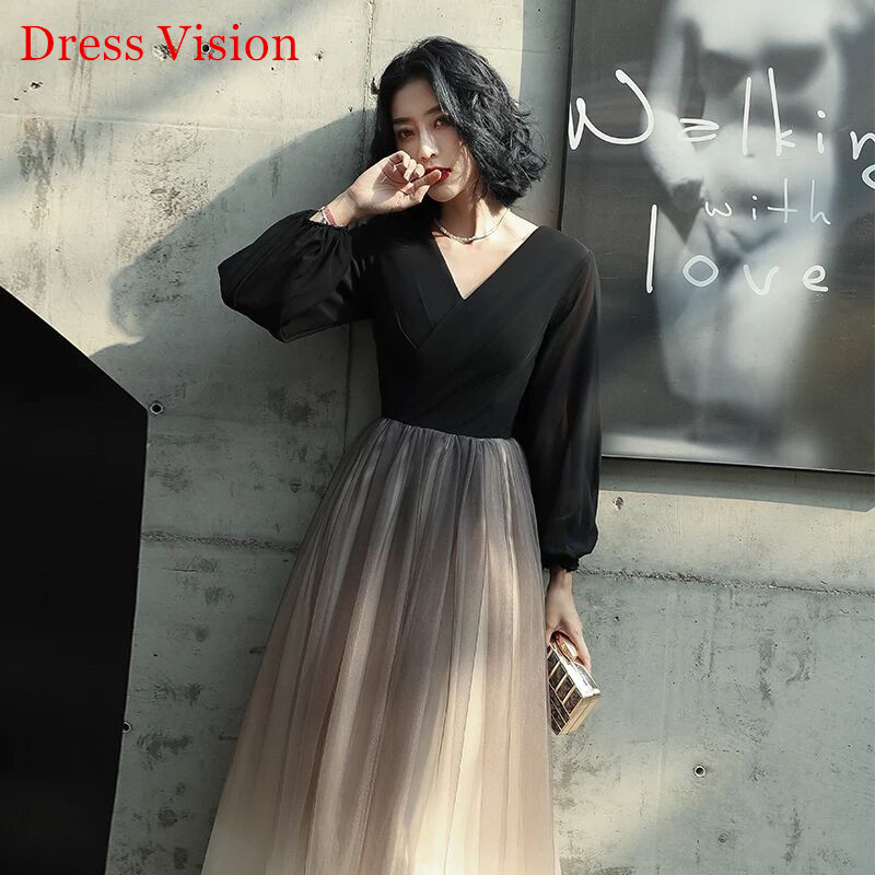Robe De Soiree Black Long Sleeves Evening Dresses Soft Tulle Floor Length Women Party Gowns, White
Robe De Soiree Black Long Sleeves Evening Dresses Soft Tulle Floor Length Women Party Gowns, White