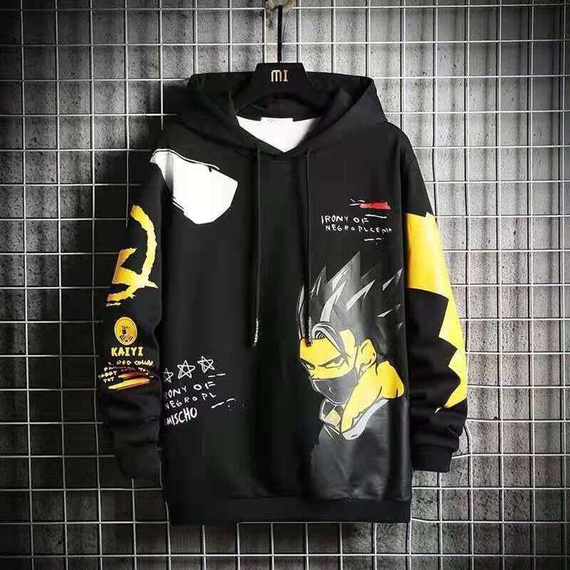 2020 New Casual Men Clothing Fashion Japan Style Hoodies Streetwear Harajuku Sweatshirt Hip Hop Long sleeve Y0809