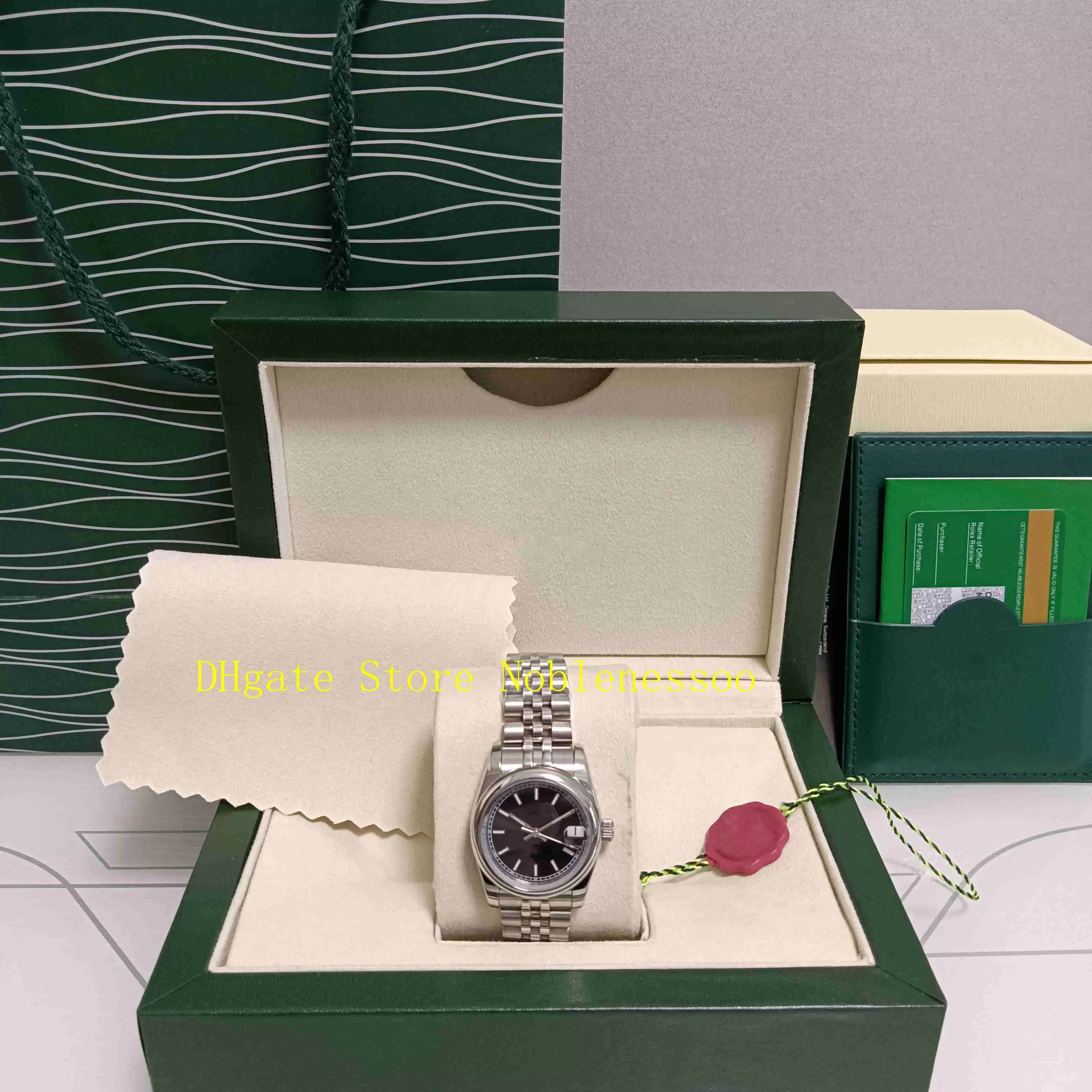8 Style Real Photo In Original Box Ladies Watch Women's 178240 31MM Black Dial With Stainless Steel Jubilee Bracelet Wristwatches Automatic Mechanical Women Watches, 06
8 Style Real Photo In Original Box Ladies Watch Women's 178240 31MM Black Dial With Stainless Steel Jubilee Bracelet Wristwatches Automatic Mechanical Women Watches, 06