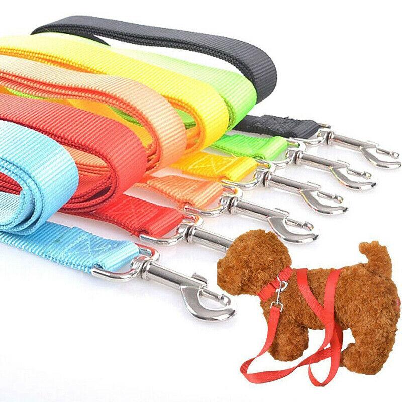 Dog Collars & Leashes Strong Nylon Pet Lead Leash With Clip For Collar Harness Various Color 120cm
Dog Collars & Leashes Strong Nylon Pet Lead Leash With Clip For Collar Harness Various Color 120cm