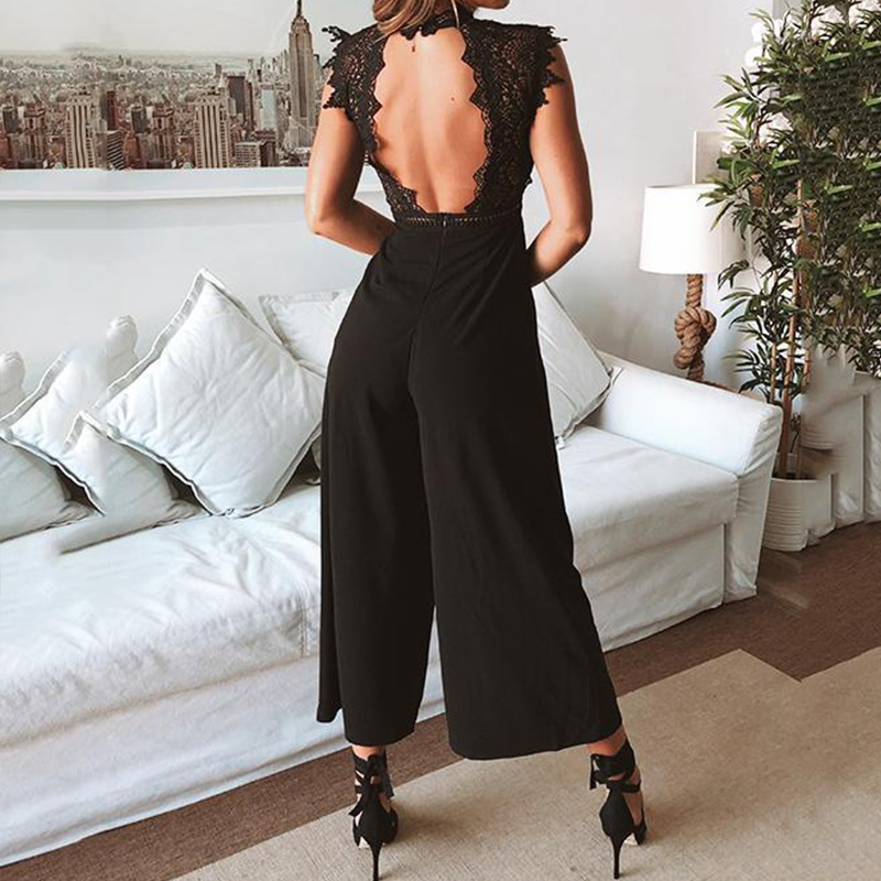 2021sleeveless backless ruffled jumpsuit for women elegant hollow out womens long jumpsuits 2021 autumn romper casual overalls, Black;white
2021sleeveless backless ruffled jumpsuit for women elegant hollow out womens long jumpsuits 2021 autumn romper casual overalls, Black;white