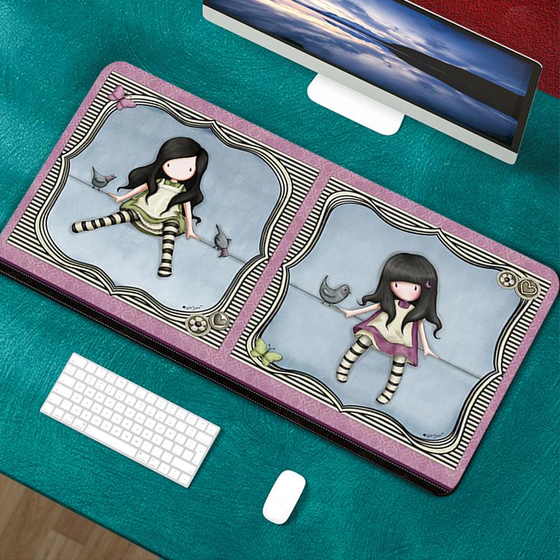 Mouse Pads & Wrist Rests Santoro Gorjuss Keyboard Pad Tablet Gaming Gamer Desk Mat Alfombrillas De Ratón Xl Natural Rubber Mini Pc Speed Log