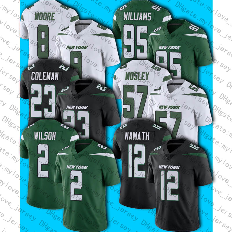 2 Zach Wilson Jersey 12 Joe Namath Jerseys 8 Elijah Moore 57 C.J. Mosley Jersey 95 Quinnen Williams Tevin Coleman Corey Davis Bryce Hall, Man size s-xxxl (penqj) 
2 Zach Wilson Jersey 12 Joe Namath Jerseys 8 Elijah Moore 57 C.J. Mosley Jersey 95 Quinnen Williams Tevin Coleman Corey Davis Bryce Hall, Man size s-xxxl (penqj)