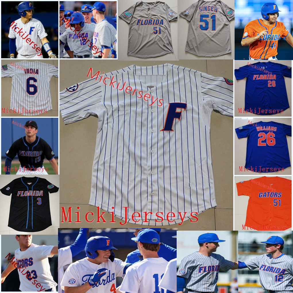 Custom Florida Gators Stitched Baseball Jersey 20 Pete Alonso 37 Jackson Kowar 51 Brady Singer 22 J. J. Schwarz 6 Jonathan India 3 Mike Zunino Logan Shore Harrison Bader, 2020 white
Custom Florida Gators Stitched Baseball Jersey 20 Pete Alonso 37 Jackson Kowar 51 Brady Singer 22 J. J. Schwarz 6 Jonathan India 3 Mike Zunino Logan Shore Harrison Bader, 2020 white