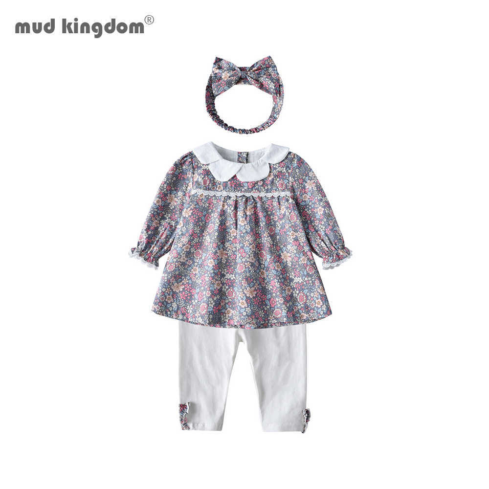 Mudkingdom Baby Girl Clothes Set Cotton Long Sleeve Floral Tops Casual Pants Headband 3Pcs Infant Toddler Outfits 210615, Green
Mudkingdom Baby Girl Clothes Set Cotton Long Sleeve Floral Tops Casual Pants Headband 3Pcs Infant Toddler Outfits 210615, Green