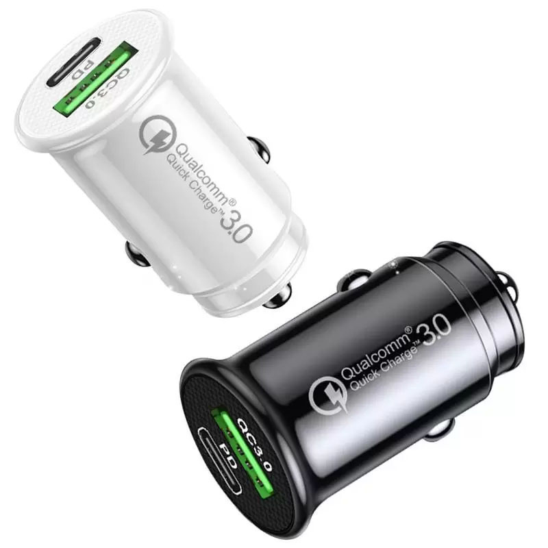 Car charger QC3.0 TYPE C fast charge PD 18w Dual USB Charger for iPhone Samsung Xiaomi Quick Charging Phone adapter QC 3.0
Car charger QC3.0 TYPE C fast charge PD 18w Dual USB Charger for iPhone Samsung Xiaomi Quick Charging Phone adapter QC 3.0