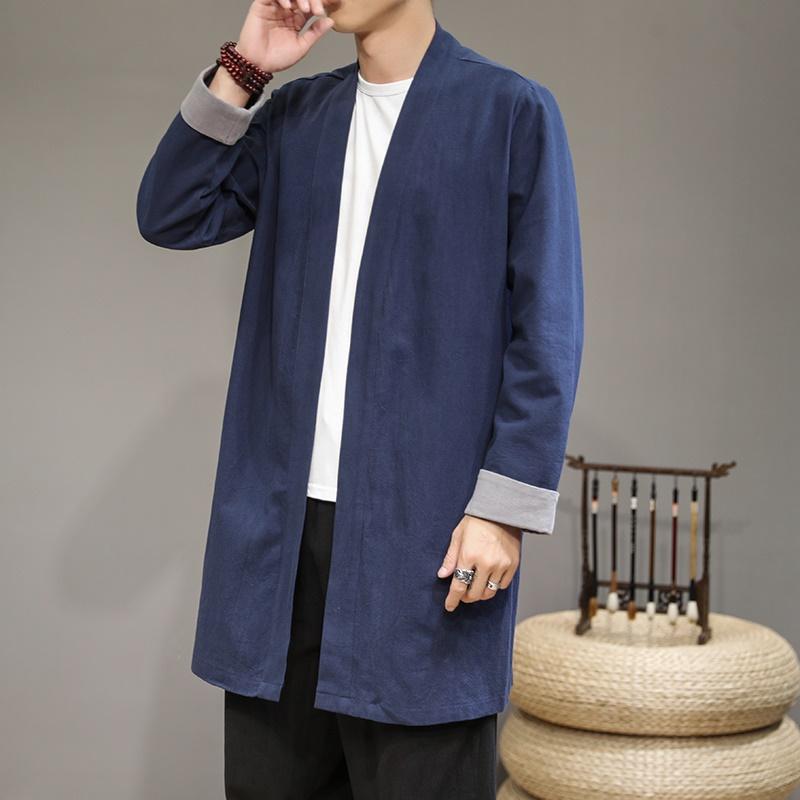 Ethnic Clothing Spring Autumn Cotton Linen Jacket Men Chinese Style Loose Kimono Cardigan Tang Suit Casual Clothes KK3936
Ethnic Clothing Spring Autumn Cotton Linen Jacket Men Chinese Style Loose Kimono Cardigan Tang Suit Casual Clothes KK3936