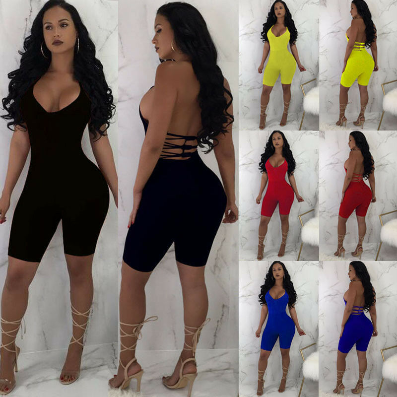 Women' Jumpsuits & Rompers Jumpsuit Party Trousers Sleeveless V-Neck Women Romper Bodycon Playsuit Clubwear CX3F, Yellow
Women' Jumpsuits & Rompers Jumpsuit Party Trousers Sleeveless V-Neck Women Romper Bodycon Playsuit Clubwear CX3F, Yellow