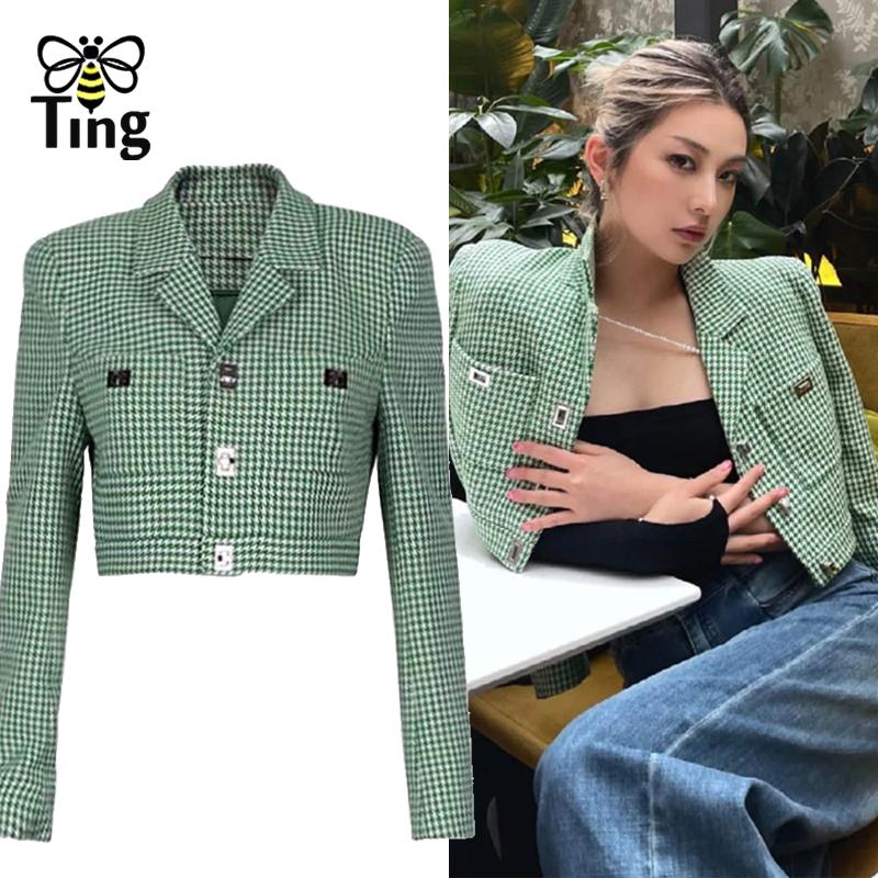 Women's Jackets Tingfly Designer Fashion Single Breasted Cropped Short Turn Down Collar Plaid Winter Autumn Slim Outerwear Coats Casaco, Black;brown
Women's Jackets Tingfly Designer Fashion Single Breasted Cropped Short Turn Down Collar Plaid Winter Autumn Slim Outerwear Coats Casaco, Black;brown