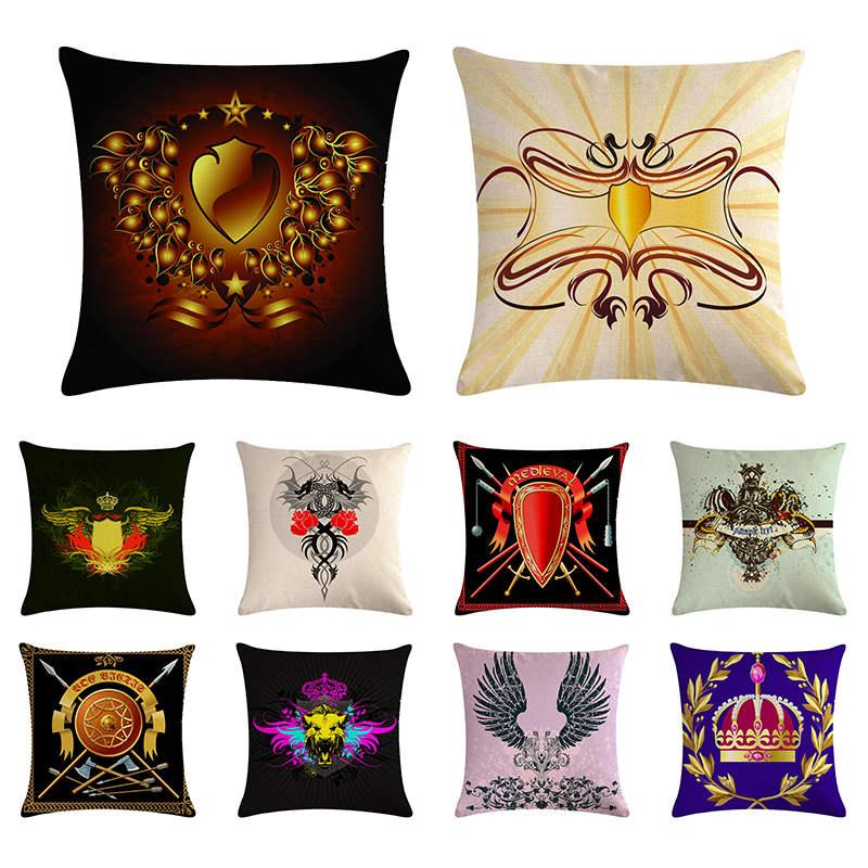 Cushion/Decorative Pillow British Lion Pattern Cushion Cover Angel Wing Linen Car Chair Sofa Decoration 45x45cm
Cushion/Decorative Pillow British Lion Pattern Cushion Cover Angel Wing Linen Car Chair Sofa Decoration 45x45cm